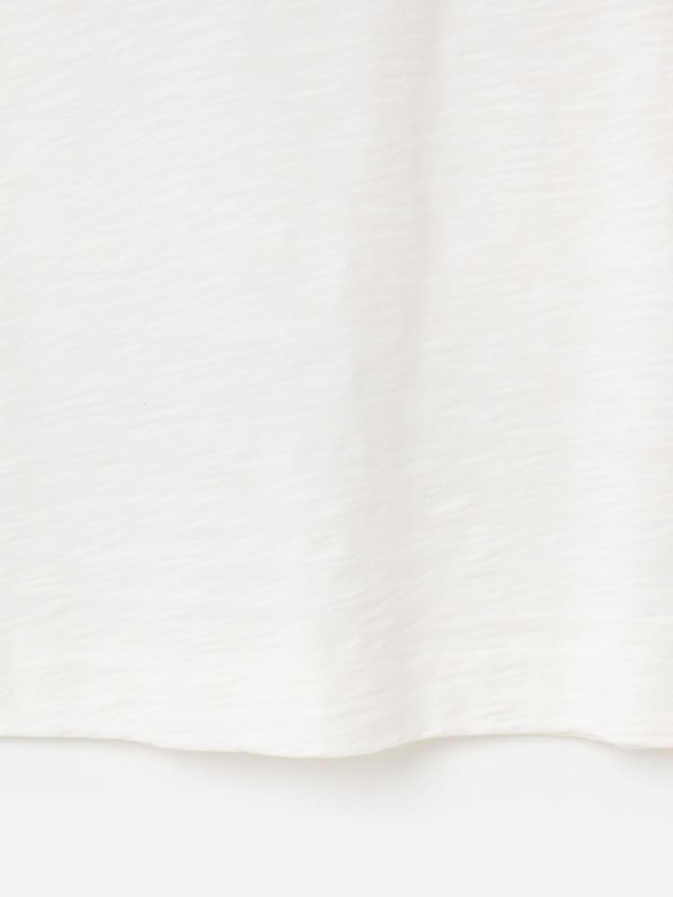 Oliver Bonas White Embroidered Puff Sleeve Top - Image 7 of 7