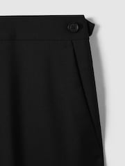 Reiss Black Hope Modern Fit Wool Blend Trousers - Image 7 of 7