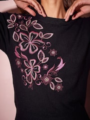 Roman brodert blomstergenser - Bilde 4 av 4
