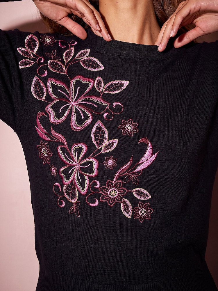 Roman brodert blomstergenser - Bilde 4 av 4