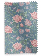 Laura Ashley Blue Tapestry Floral Made to Measure Roller Blind - Image 3 of 6