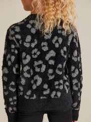 Black Knitted Jumper (3-16yrs) - Image 2 of 5