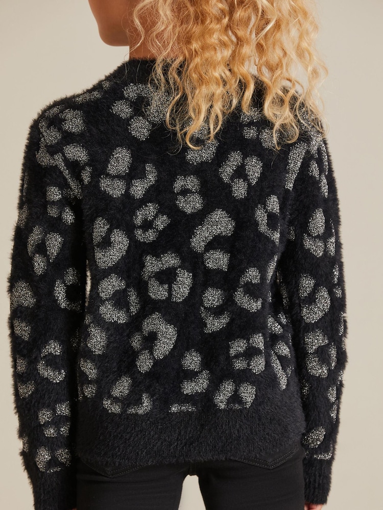 Black Knitted Jumper (3-16yrs) - Image 2 of 5