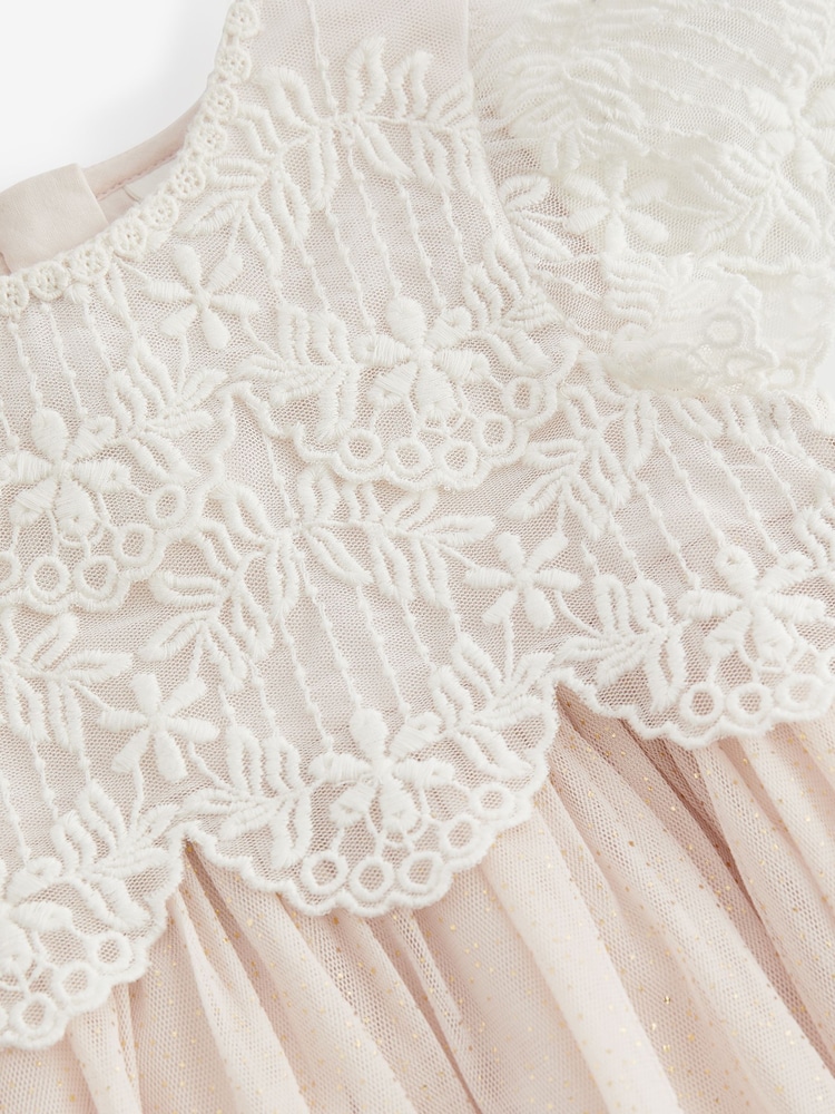Pink Mesh Lace Dress (3mths-7yrs) - Image 7 of 7