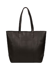 Pure Luxuries London Black Loughton Leather Heart Coin Purse - Image 3 of 6
