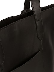 Pure Luxuries London Black Loughton Leather Heart Coin Purse - Image 4 of 6