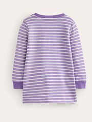 Boden Purple Appliqué Pocket T-Shirt - Image 2 of 3
