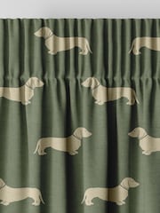 Emily Bond Fern Green Peggy Made to Measure Curtains - Image 6 of 9