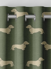 Emily Bond Fern Green Peggy Made to Measure Curtains - Image 7 of 9
