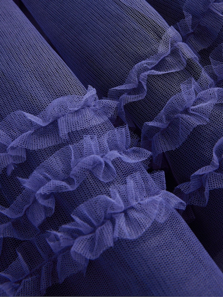 Boden Blue Tulle Party Skirt - Image 2 of 2