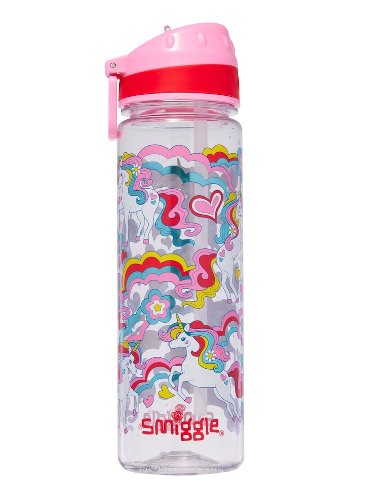 Smiggle Pink Wild Side Drink Bottle 650ML - Image 1 of 2