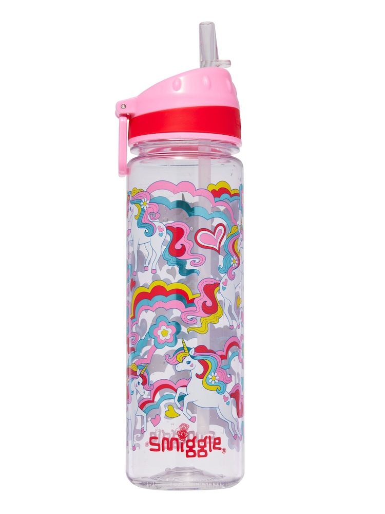 Smiggle Pink Wild Side Drink Bottle 650ML - Image 2 of 2