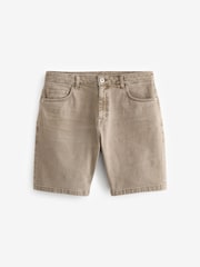 Dark Stone Garment Dye Denim Shorts - Image 1 of 3
