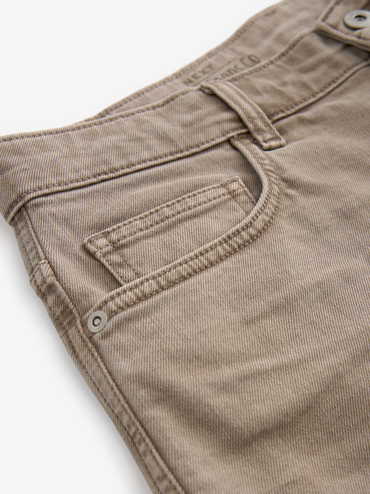 Dark Stone Garment Dye Denim Shorts - Image 3 of 3