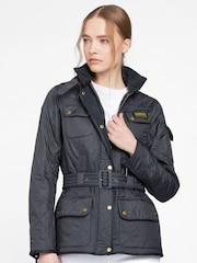 Barbour® International Navy Blue Polarquilt Jacket - Image 1 of 11