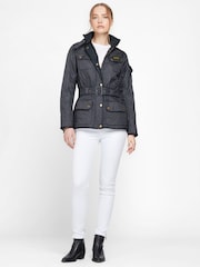 Barbour® International Navy Blue Polarquilt Jacket - Image 4 of 11