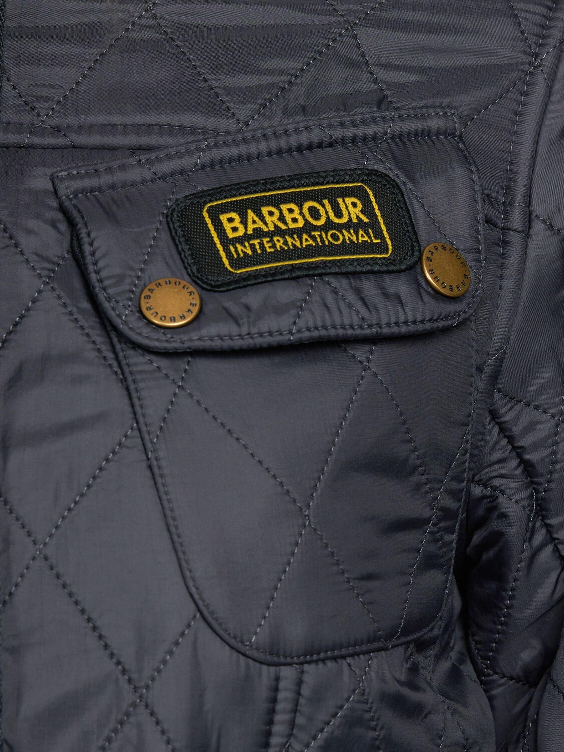 Buy Barbour International Navy Blue Polarquilt Jacket from Next Germany