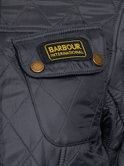 Barbour® International Navy Blue Polarquilt Jacket - Image 8 of 11