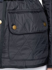 Barbour® International Navy Blue Polarquilt Jacket - Image 9 of 11