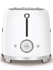 Smeg White 2 Slice Toaster - Image 3 of 5