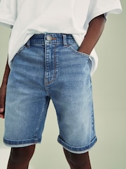 Light Blue Denim Shorts (3-16yrs) - Image 3 of 6