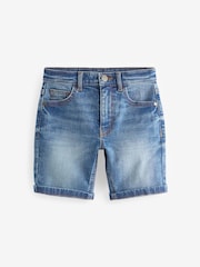 Light Blue Denim Shorts (3-16yrs) - Image 4 of 6