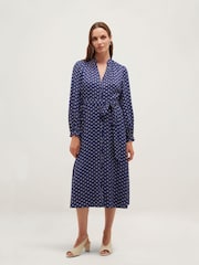 Hobbs Blue Zia Dress - Image 1 of 5