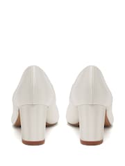 Rainbow Club Cream Wedding Wide FIt Marie Satin Bridal Shoes - Image 2 of 4