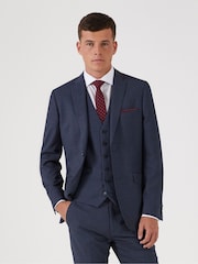 Skopes Blue Harcourt Slim Fit Suit Jacket - Image 1 of 5
