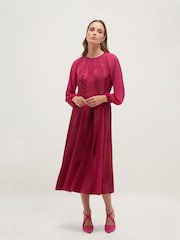 Hobbs Pink Loren Dress - Image 1 of 5