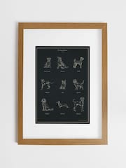 Joules Blue The Best in Show Wood Mounted Framed Print Wall Art - Image 3 of 4