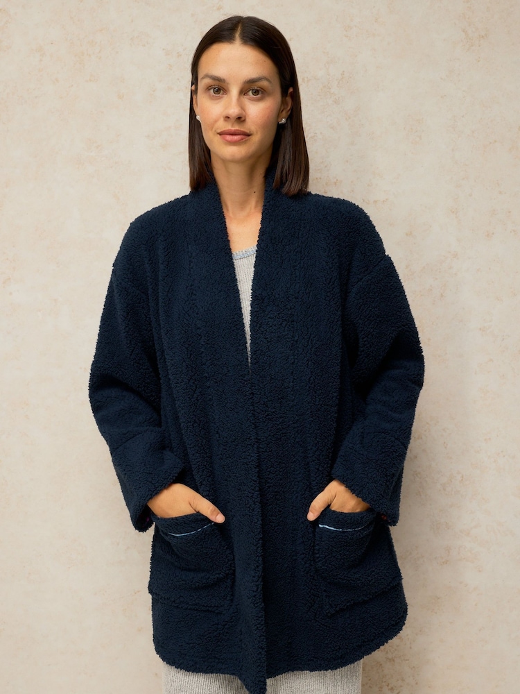 White Stuff Blue Short Robe - Image 1 of 6
