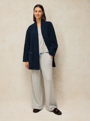 White Stuff Blue Short Robe - Image 3 of 6