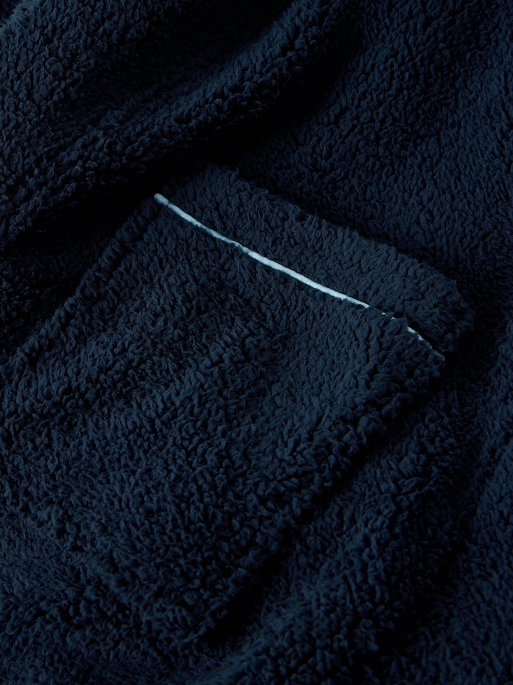 White Stuff Blue Short Robe - Image 6 of 6