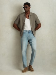 Reiss Sage Murray Textured Knitted Shirt - Image 1 of 5