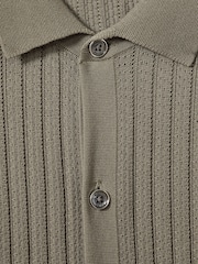 Reiss Sage Murray Textured Knitted Shirt - Image 5 of 5