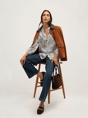 Hobbs Blue Malia Blouse - Image 4 of 5