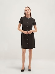Hobbs Black Elowen Dress - Image 1 of 5
