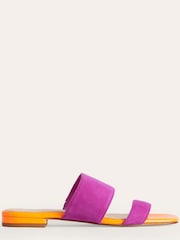 Boden Purple Two Strap Sandals - Image 1 of 4