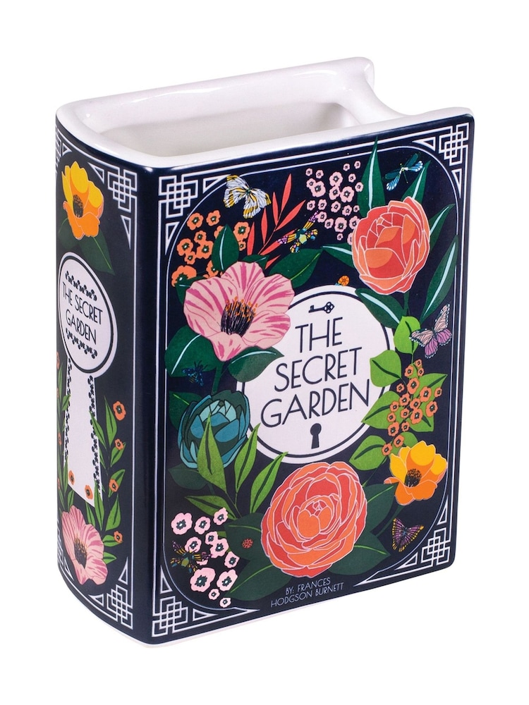 Steel Mill and Co. Multi The Secret Garden Small Book Vase - Image 4 of 4 Steel Mill and Co. Multi The Secret Garden Small Book Vase - Image 4 of 4