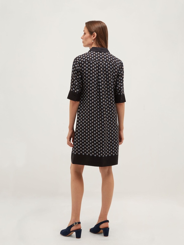 Hobbs Blue Marciella Dress - Image 2 of 6 Hobbs Blue Marciella Dress - Image 2 of 6