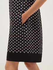 Hobbs Blue Marciella Dress - Image 4 of 6