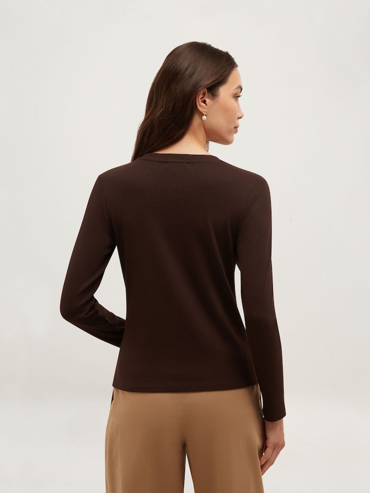 Hobbs Brown Tamsin Top - Image 2 of 5