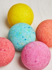 Set of 5 x 50g Kids Fruity Scented Bath Fizzers - Image 3 of 4
