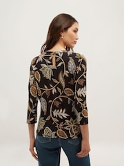 Hobbs Green Julia Printed Top - Image 2 of 5