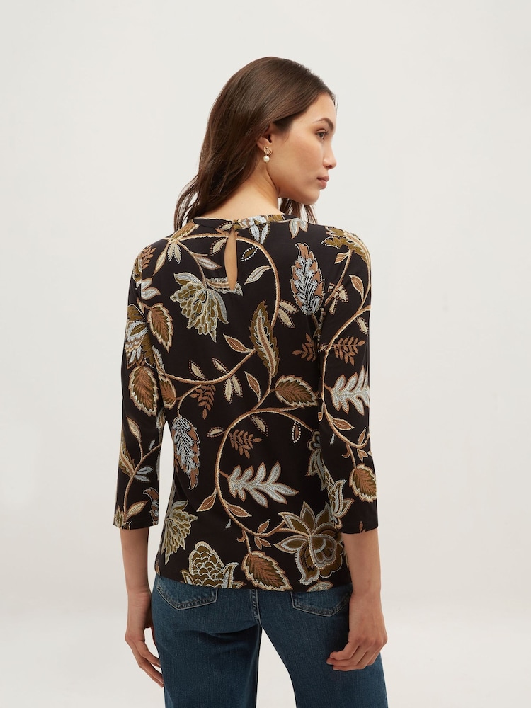 Hobbs Green Julia Printed Top - Image 2 of 5 Hobbs Green Julia Printed Top - Image 2 of 5