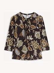 Hobbs Green Julia Printed Top - Image 5 of 5