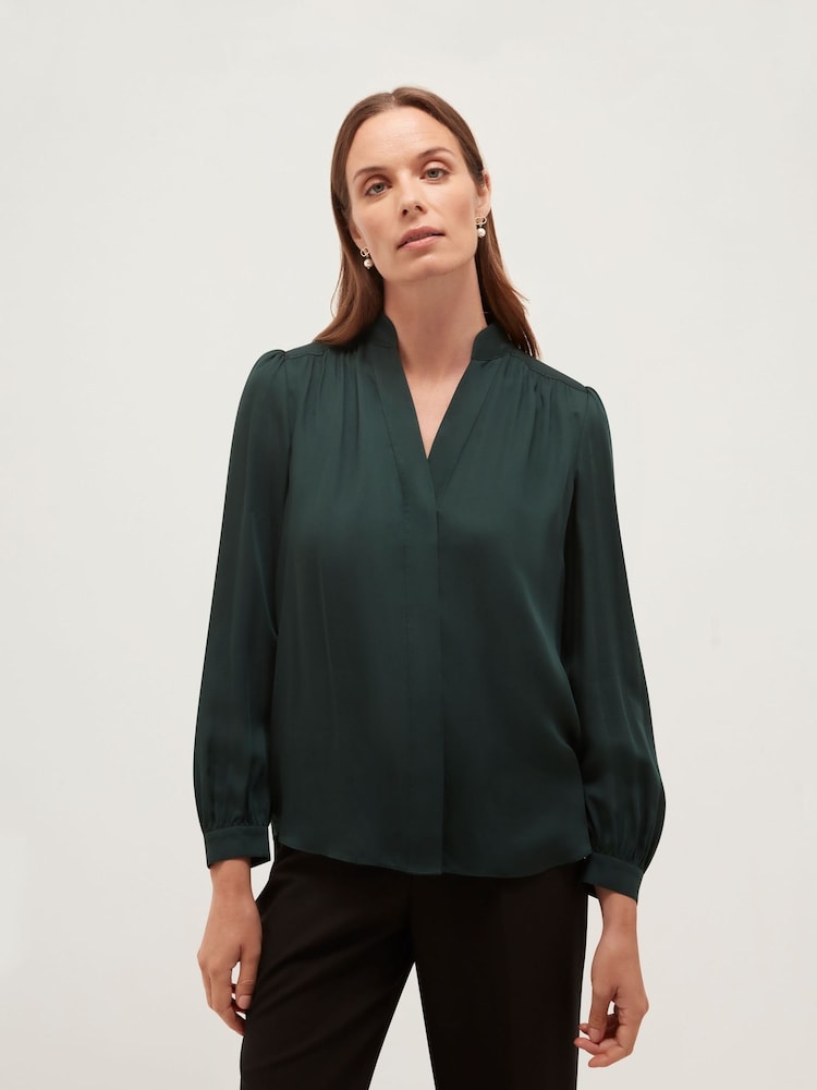 Hobbs Green Gwen Blouse - Image 1 of 5 Hobbs Green Gwen Blouse - Image 1 of 5