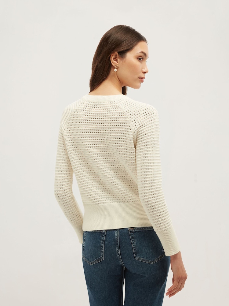 Hobbs White Florian Cardigan - Image 2 of 4