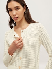 Hobbs White Florian Cardigan - Image 3 of 4